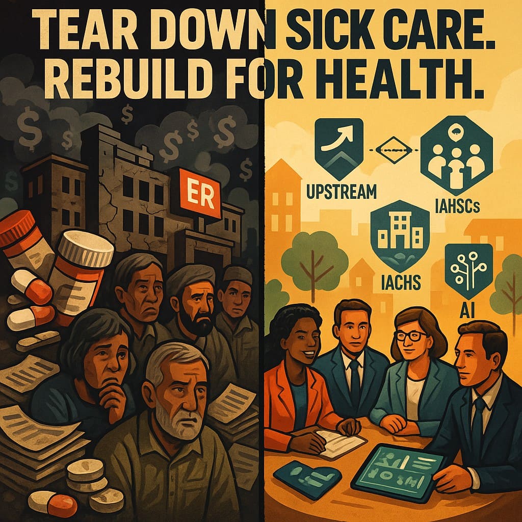 TEAR DOWN THE SICK-CARE MACHINE: A STRATEGIC HEALTH LEADERSHIP CALL TO MAKE ALL AMERICANS THRIVE